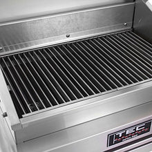 TEC G-Sport FR Natural Gas Grill On Stainless Steel Pedestal with Right Side Shelf