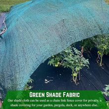 Farm Plastic Supply - Green Shade Sail Hemmed and with Grommets - 80% - Mesh Fabric for Patio Shade, Garden Shade Sail, Sun Shade, Shade Canopy, Garden Sun Block, Wind Screen, Shade Cloth (8' x 250')