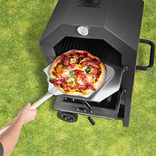 Outdoor Pizza Oven Wood Fire Wood Fired Pizza Oven for Outside with Waterproof Cover, 12" Pizza Stone, Pizza Spatula and 4pcs Grill Rack by DNKMOR