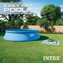 INTEX Easy Set 18ft x 48in Round Above Ground Swimming Pool Set Bundle