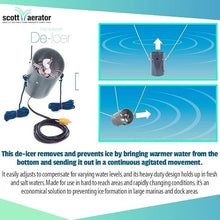 Scott Aerator Slinger De-Icer | 1/3 HP 115V Stainless 100ft Cord