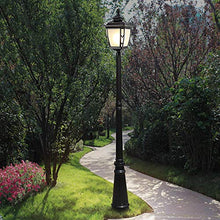 Lights Outdoor Courtyard Lantern Outdoor High Pole Landscape Lighting Fixture European Simple Outdoor Waterproof Road Light Villa Community Lawn Floor Light Rustic Aluminum Pastoral Patio Street Light