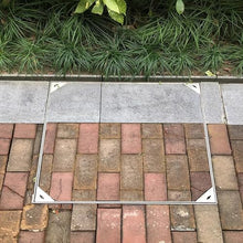 1pc SS Recessed Square Manhole Cover & Frame - Inspection Chamber Drain Covers for Garden Driveways,Block Paving(700x700x50mm)