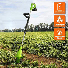 UWYTGF Garden Tiller,Cordless Rotavator, Cordless Garden Tiller Rotavator with Rechargeable Battery and Charger,Handheld Electric Cordless Front Tine Soil Cultivator