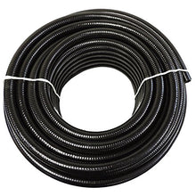 HydroMaxx 3" Dia. x 50 ft Black Flexible PVC Pipe for Koi Ponds, Irrigation, and Water Gardens