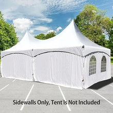 TentandTable Premium Blockout Sidewall Kit 20' x 30' for High Peak Frame Tents White