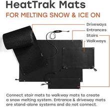 HeatTrak Heated Snow Melting Mat with Power Unit - Heated Outdoor Mats for Walkways - Electric Snow Melting Mats for Decks and Sidewalks - No-Slip Snow and Ice Melt Heated Sidewalk Mat (20” x 60")