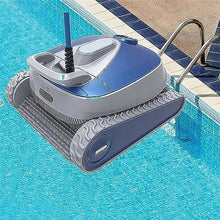 KANGJIEM Automatic Robotic Pool Cleaner with Large Capacity Top Load Filter Basket,Cordless Pool Vacuum, Robotic Pool Cleaner, with Updated Battery Ideal for Pools up to 50 Feet.