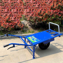 XQZMZSCP Electric Flatbed Truck, Utility Service Cart Power Wagon, Transport Wheelbarrow, for Easy Handling and Unloading On The Farm/Factory (C)