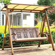uhyOHF Outdoor Garden Swing Solar Rocking Chair Hammock Porch Swing Garden Swing Chair Canopy Swing Suitable for Garden Pool Side (D