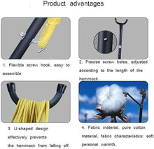 DULASP Hammock Camping Double Hammock Stand Portable Heavy Duty Hammock Stand Portable Steel Stand Only Outdoor Hammock