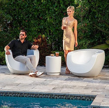 REZVANI FURNITURE STUDIO Tenjam Moon Chair Set of Two for Pool Lounge in Made-to-Order Colors
