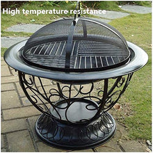 Fire Pits Outdoor Wood Burning Cauldron Outdoor Fire Pit Deep Bonfire Wood Burning Patio & Backyard Firepit