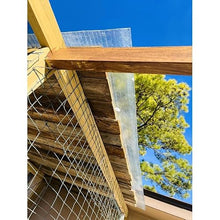 Rygcrud 0.7mm Polycarbonate Roofing Sheet, Outdoor Pergola Patio Awnings Rainproof Cover Umbrella & Shade, Easy to Bend Insulation Panels for Greenhouse Chicen Coop (Color : Clear, Size : 59.1" x23')