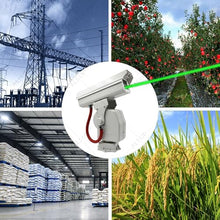 ALSUP Bird Scarer 360° Rotation, Heavy Rainproof Auto-Cruise, Adjustable Trajectory Outdoor Bird Deterrent for Farm Orchard Industrial Use B