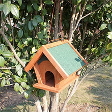 XDMINGY Backyard Birdfeeder Wooden Bird Feeder Durable Hanging Wild for Garden Outdoor Feeding Window Garden Yard Outside