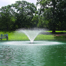 Kasco VFX Series 3/4 HP Aerating Pond Fountain with LED Lights White