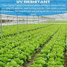 Farm Plastic Supply Vapor Barrier Supply - String Reinforced 10 mil Clear Greenhouse Plastic Sheeting 32' x 80' Clear