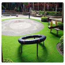 Indoor Outdoor Pet Faux Synthetic Grass Rug Carpet, Deluxe Realistic Artificial Grass Turf, Drainage Holes/Rubber Backing, for Garden Backyard Patio Balcony (4x15m/13.1x49.2ft)
