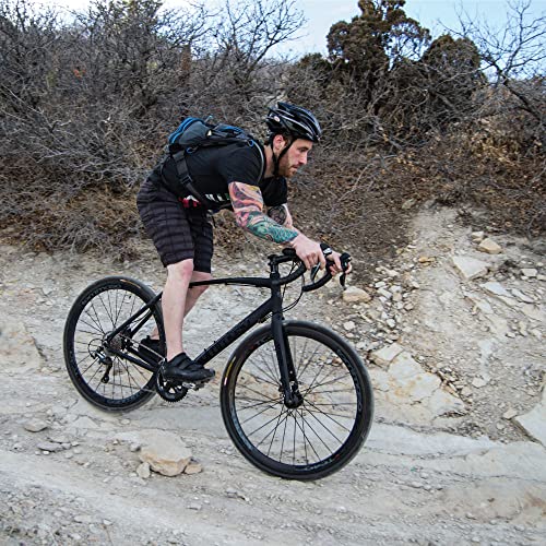 Tommaso Illimitate Sport Performance Aluminum Gravel Bike Carbon Fork Shimano Tiagra 20 Speeds Road Bicycle Matte Black