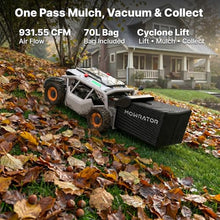 Mowrator S1 4WD 18Ah Remote Control Lawn Mower, Grip Tread Tries, 50° Slope