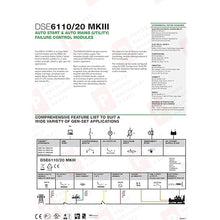 Original for DSE6110 MKIII Auto Start Diesel Generator Control Module