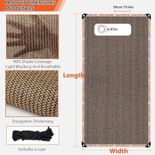 90% Shade Cloth for Garden - 36 x 36 FT Durable Mesh Tarp with Grommets, Sunblock Net for Patio for Plants Greenhouse Outdoor Pergola Sun Shade Neting for Chicken Coop Cover
