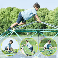 CUAUC 13ft Geometric Dome Climber Play Center Green