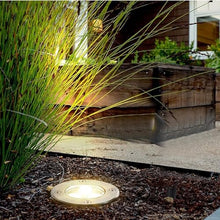 tyfuture 6 Pack Garden Landscape Lights LED In Ground Light IP66 Waterproof AC85-265V COB Recessed Buried Lights for Outdoor Park Driveway Deck Step Underground Light(Blue,30W)