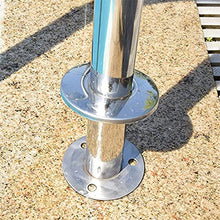 MSHOSAC Inground Pool Handrail - Rust-Resistant Safety Rail, Easy Installation, Non-Slip Grip, Weatherproof Pool Railing for Poolside Support
