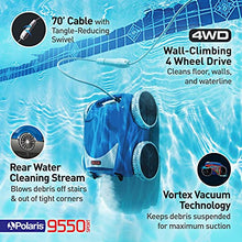 Polaris 9550 Sport Robotic Pool Cleaner Blue