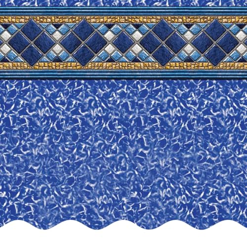 Smartline 33 ft Round Swimming Pool Liner | Island Tile
