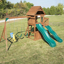 Swing-N-Slide Knightsbridge Deluxe Wooden Swing Set Wood
