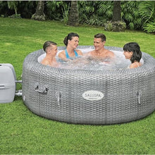 Bestway SaluSpa Honolulu AirJet Inflatable Hot Tub with 140 Jets & 6 Adjustable Seats Gray