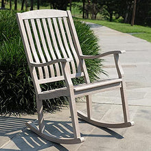 Cambridge Casual Superior Indonesian Arie Rocking Chair Chat Set Weathered Gray
