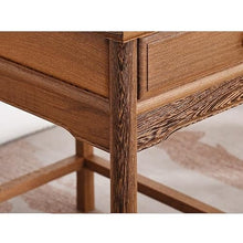 GKOKG Coffee Tables Wooden Small Tea Table Sofa Side Chinese Style Square Balcony Cabinet