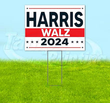 TampaPrinting Harris Walz YS00085 Yard Sign 18" x 24" with Metal Step Stake