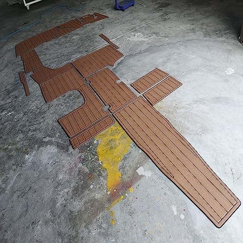 Zomanon Boat EVA Faux Teak Decking Floor for 2015 Regal 1900 ES - Multiple Color Options