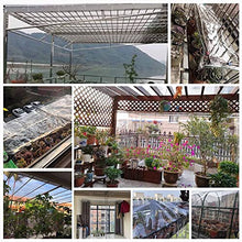 DIOB PVC Transparent Tarpaulin with Eyelets Home Garden Outdoor PVC Plastic Tarp Sheet Cover Tear Resistant for Garden, Gazebo (Size : 4X5m)