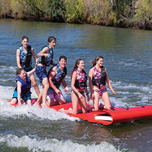 AIRHEAD Watermat Tow Boggan 6 Floating Water Mat Red 18' x 5' x 2