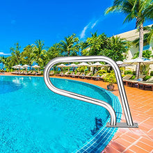 Pool Handrails 1PCS Safety Swimming Pool Handrails, Non-Slip Swimming Pool Handrail, 304 Stainless Steel, Easy Installation