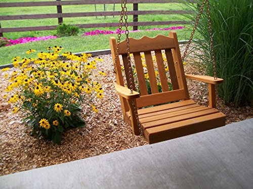 A & L Furniture Royal English Chair Swing, Natural Stain
