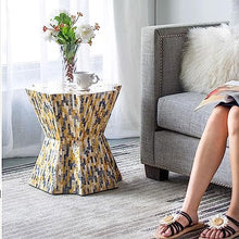 Coffee Table Small Coffee Table Sofa Side Table, Garden Stool Indoor Seating & End Table Portable Home Furniture, Accent Table Corner Table Plant Stand End Tables