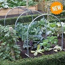 Low Tunnel Greenhouse Gardening Cloche Hoops Plant Covers Green House Sun Hoop House Outside Heavy Duty Garden Row Green Houses Kit