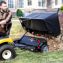 Brinly 42" Tow-Behind Combo Lawn Sweeper with Dethatcher and Hamper Windscreen