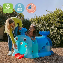 ECR4Kids Willow Climb-N-Crawl Whale Junior Play Structure Blue