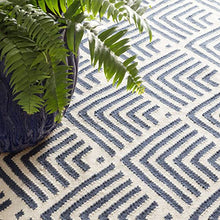 Dash & Albert Cleo Indoor/Outdoor Area Rug 10' x 14' Navy