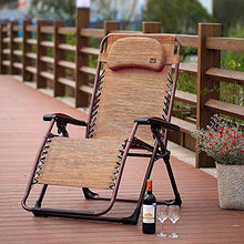 IIPOSAQQ Zero Chair Outdoor Sun Lounger Chair Folding Recliner Heavy Duty Reclining Sunloungers for Home Garden Patio Deck Deck Chairs