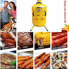 NEWCES Safety Certification Large Grills Charcoal Grills & Smokers Fast Heating Easy to Clean Portable Barbecue Hanging Stove w/Lid BBQ Grill for Outdoor & Indoor