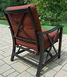 Oakland Living Charleston 5-Piece Deep Sitting Chat Set Antique Bronze